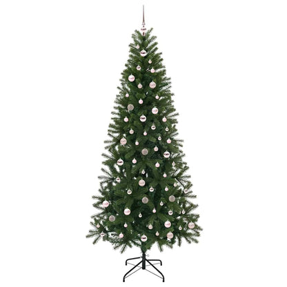 Árvore de Natal Artificial com 300 LEDs Verde 240 cm PE e PVC