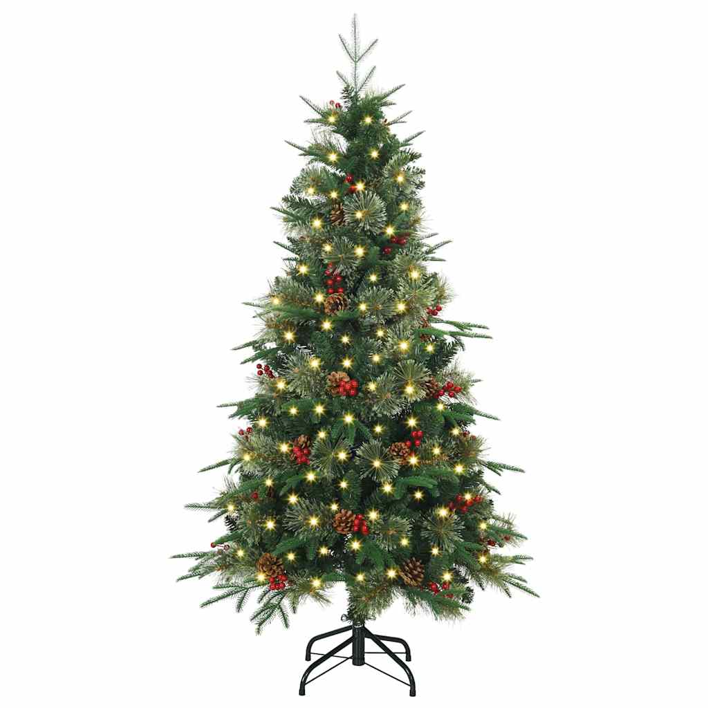Árvore de Natal Articulada Artificial Verde 120 cm PE e PVC