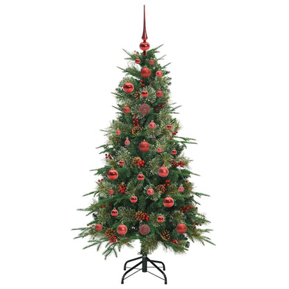 Árvore de Natal Articulada Artificial Verde 120 cm PE e PVC