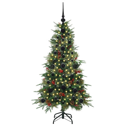 Árvore de Natal Articulada Artificial Verde 120 cm PE e PVC