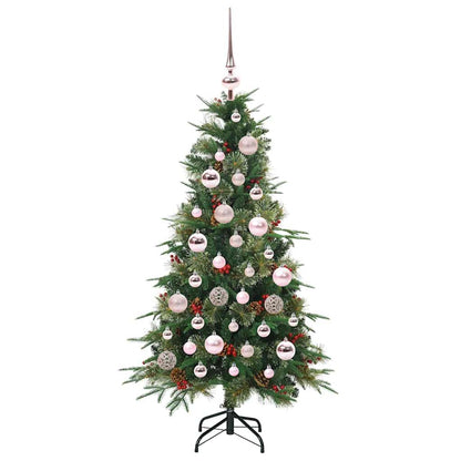 Árvore de Natal Articulada Artificial Verde 120 cm PE e PVC