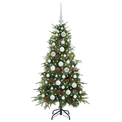 Árvore de Natal Articulada Artificial Verde 120 cm PE e PVC