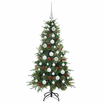 Árvore de Natal Articulada Artificial Verde 120 cm PE e PVC
