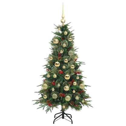 Árvore de Natal Articulada Artificial Verde 120 cm PE e PVC
