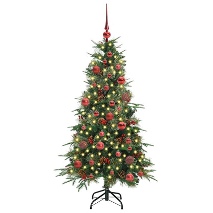 Árvore de Natal Articulada Artificial Verde 150 cm PE e PVC