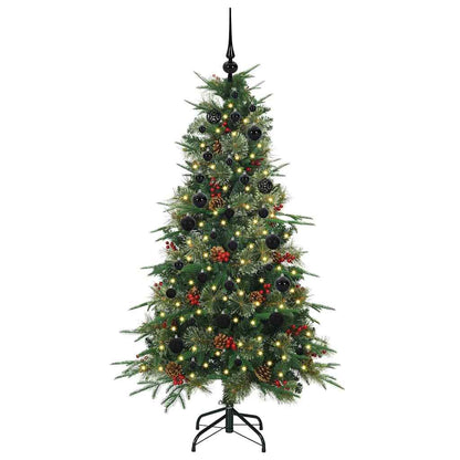 Árvore de Natal Articulada Artificial Verde 150 cm PE e PVC