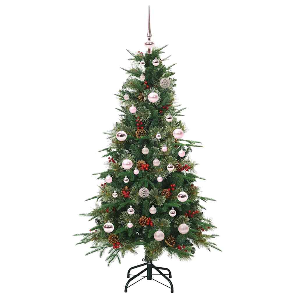 Árvore de Natal Articulada Artificial Verde 150 cm PE e PVC