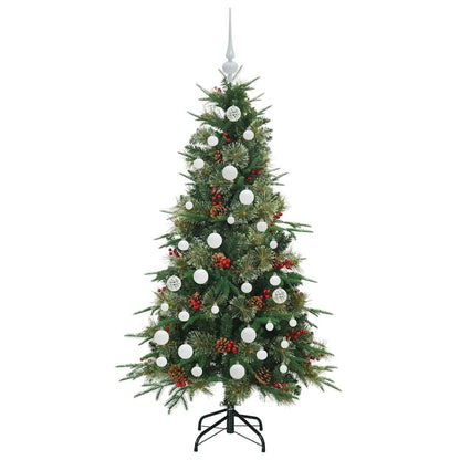 Árvore de Natal Articulada Artificial Verde 150 cm PE e PVC