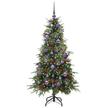 Árvore de Natal Articulada Artificial Verde 150 cm PE e PVC