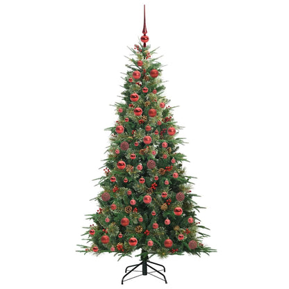 Árvore de Natal Articulada Artificial Verde 180 cm PE e PVC