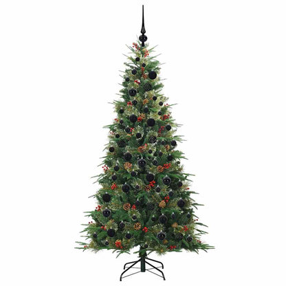 Árvore de Natal Articulada Artificial Verde 180 cm PE e PVC