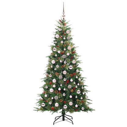 Árvore de Natal Articulada Artificial Verde 180 cm PE e PVC