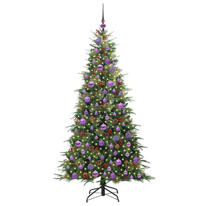 Árvore de Natal Articulada Artificial Verde 180 cm PE e PVC