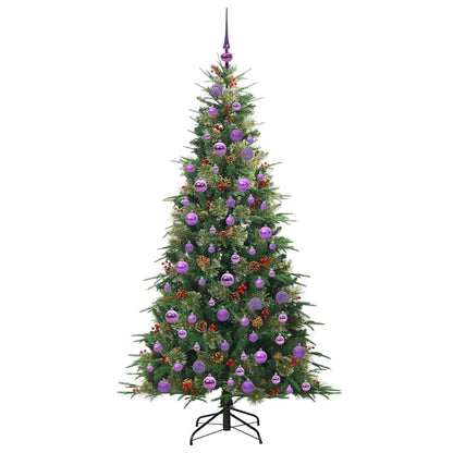 Árvore de Natal Articulada Artificial Verde 180 cm PE e PVC