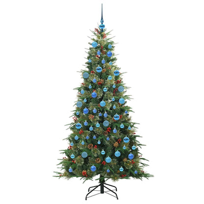 Árvore de Natal Articulada Artificial Verde 180 cm PE e PVC