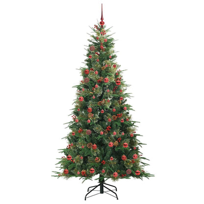 Árvore de Natal Articulada Artificial Verde 210 cm PE e PVC