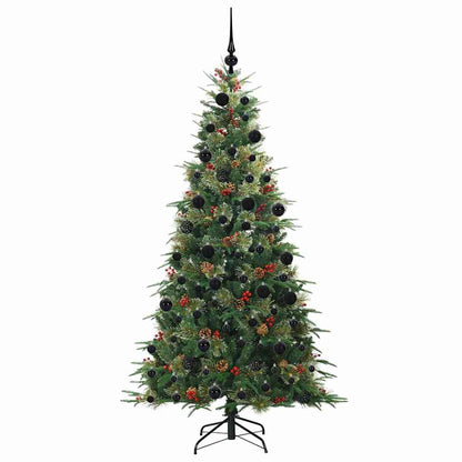 Árvore de Natal Articulada Artificial Verde 210 cm PE e PVC
