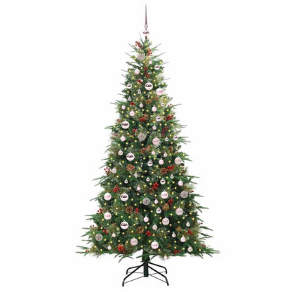 Árvore de Natal Articulada Artificial Verde 210 cm PE e PVC
