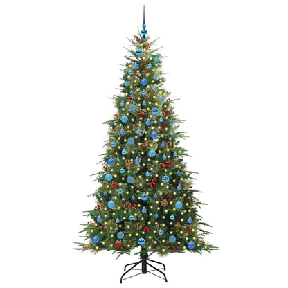 Árvore de Natal Articulada Artificial Verde 210 cm PE e PVC