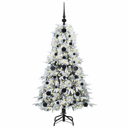 Árvore de Natal Articulada Artificial Branco 120 cm PE e PVC