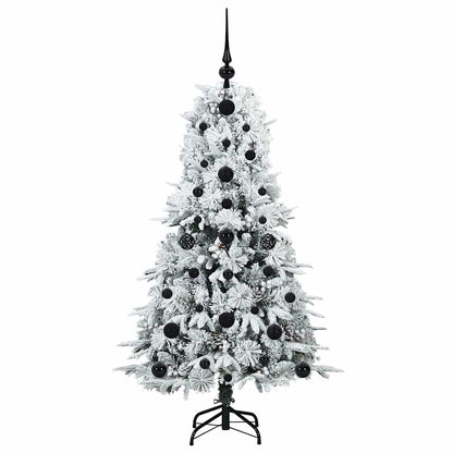 Árvore de Natal Articulada Artificial Branco 120 cm PE e PVC