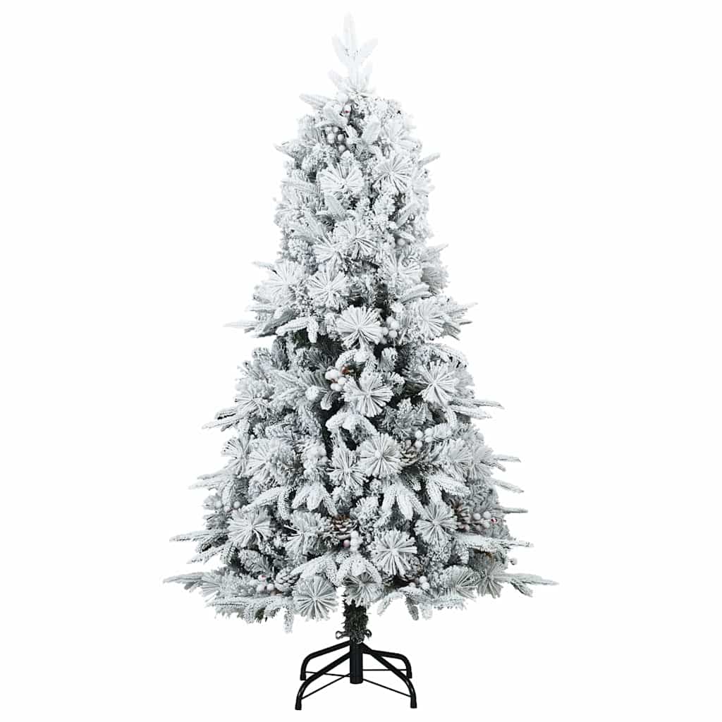 Árvore de Natal Articulada Artificial Branco 120 cm PE e PVC