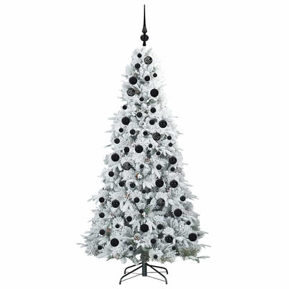 Árvore de Natal Articulada Artificial Branco 180 cm PE e PVC