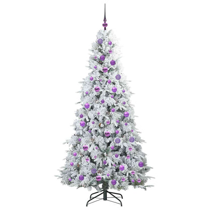 Árvore de Natal Articulada Artificial Branco 180 cm PE e PVC
