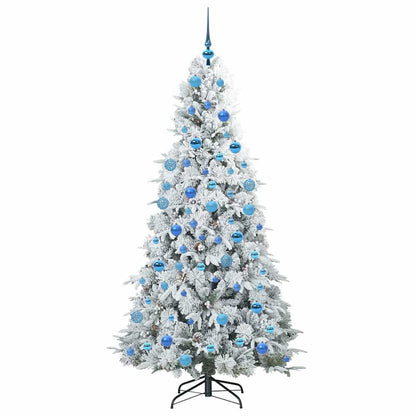 Árvore de Natal Articulada Artificial Branco 180 cm PE e PVC