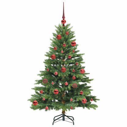 Árvore de Natal Artificial com 150 LEDs Verde 150 cm PE e PVC