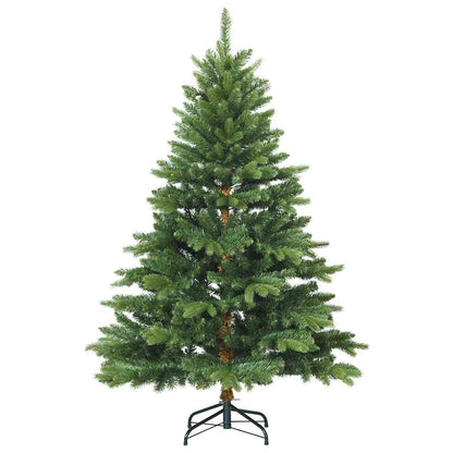 Árvore de Natal Artificial com 150 LEDs Verde 150 cm PE e PVC