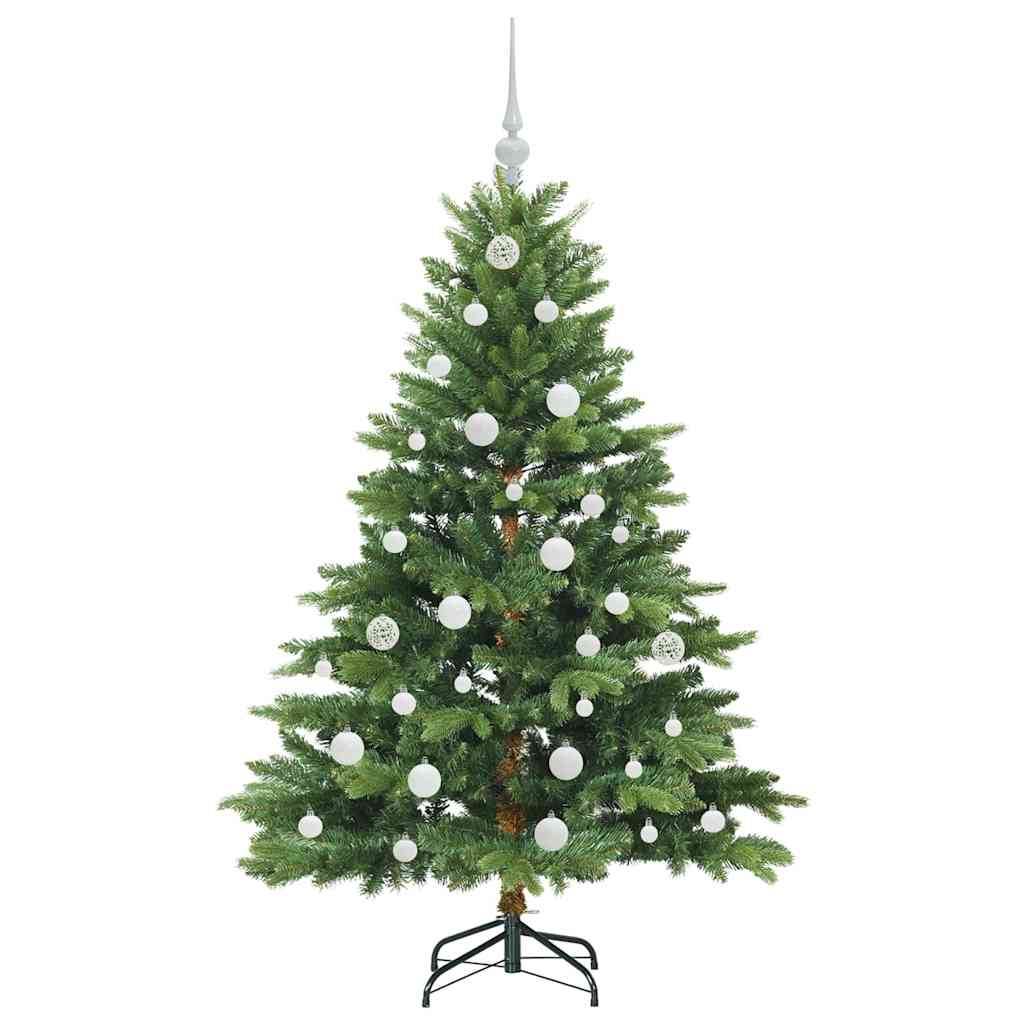 Árvore de Natal Artificial com 150 LEDs Verde 150 cm PE e PVC