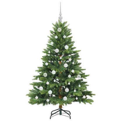 Árvore de Natal Artificial com 150 LEDs Verde 150 cm PE e PVC