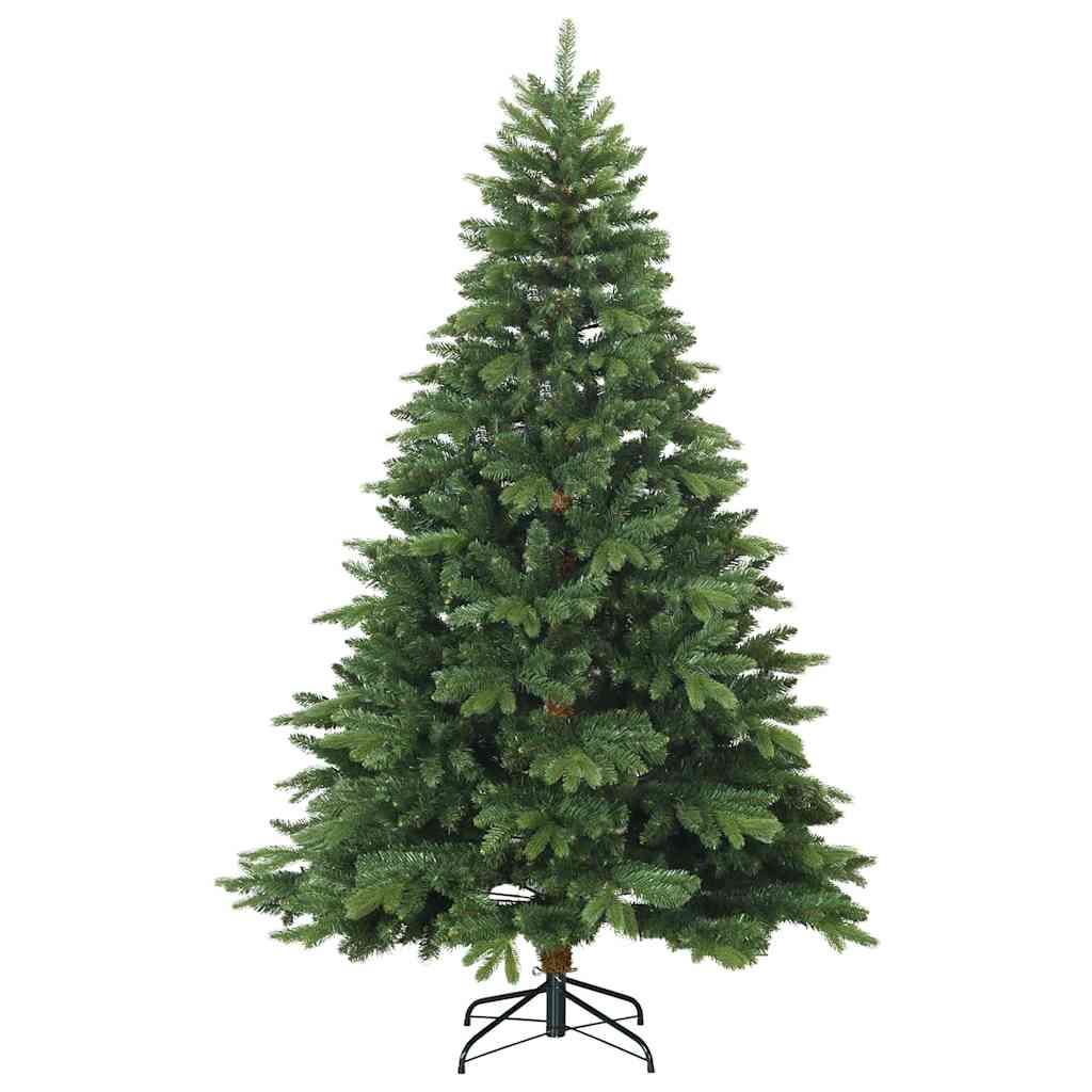 Árvore de Natal Artificial com 300 LEDs Verde 180 cm PE e PVC