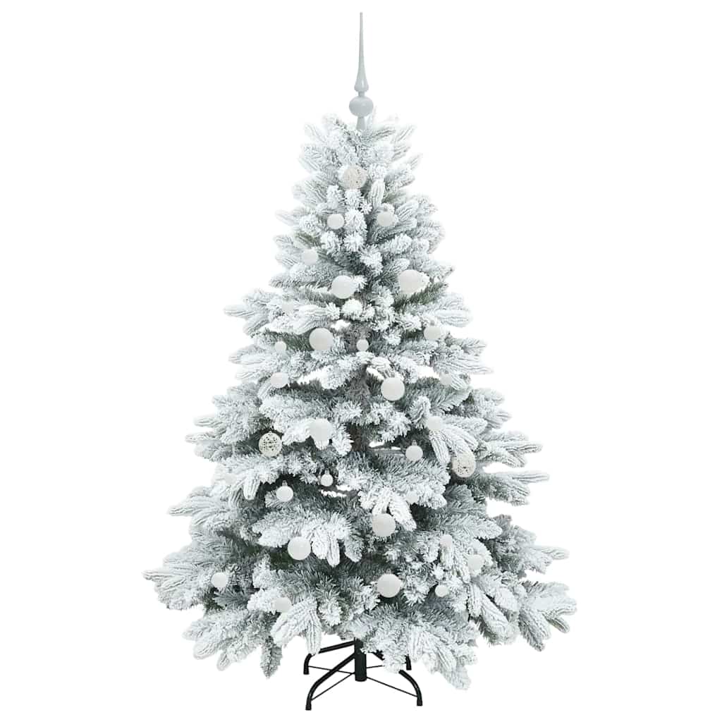Árvore de Natal Artificial com 150 LEDs Branco 150 cm PE e PVC