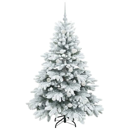 Árvore de Natal Artificial com 150 LEDs Branco 150 cm PE e PVC