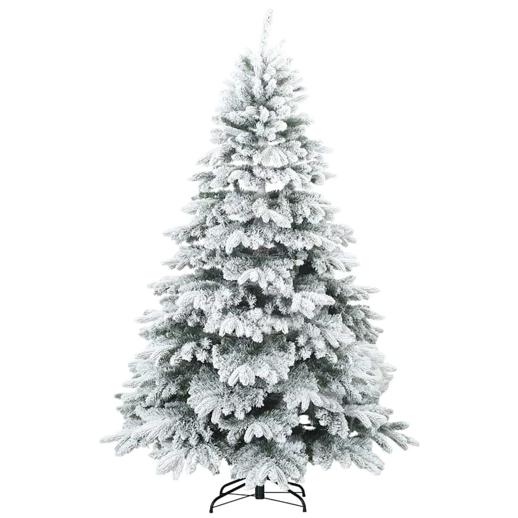 Árvore de Natal Artificial com 300 LEDs Branco 180 cm PE e PVC