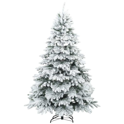 Árvore de Natal Artificial com 300 LEDs Branco 180 cm PE e PVC
