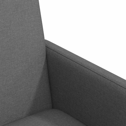 Cadeiras de Jantar 2 pcs Cinzento escuro 57 x 66 x 94 cm tecido