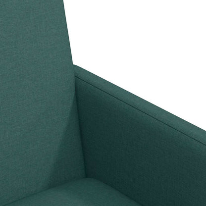 Cadeiras de Jantar 2 pcs Verde-escuro 57 x 66 x 94 cm tecido