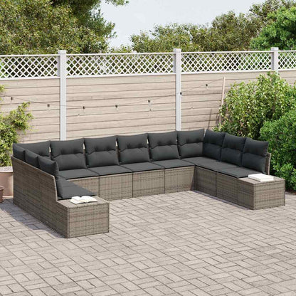 Conjunto de Sofá de Jardim 10 pcs Cinzeto 344 x 209 x 85 cm