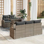 Conjunto de Sofá de Jardim 6 pcs Cinzeto 100 x 55 x 73 cm