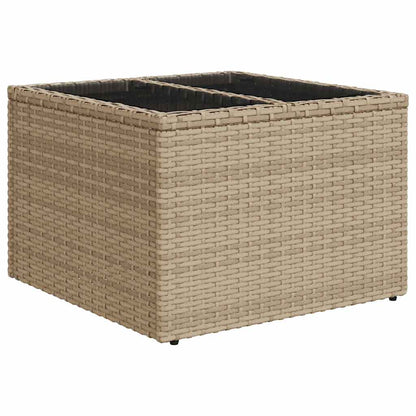 Conjunto de Sofá de Jardim 6 pcs Bege 55 x 62 x 69 cm