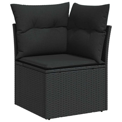 Conjunto de Sofá de Jardim 12 pcs Preto 80 x 80 x 71 cm
