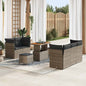 Conjunto de Sofá de Jardim 8 pcs Cinzeto 90 x 55 x 71 cm