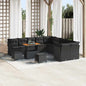 Conjunto de Sofá de Jardim 13 pcs Preto 90 x 55 x 71 cm