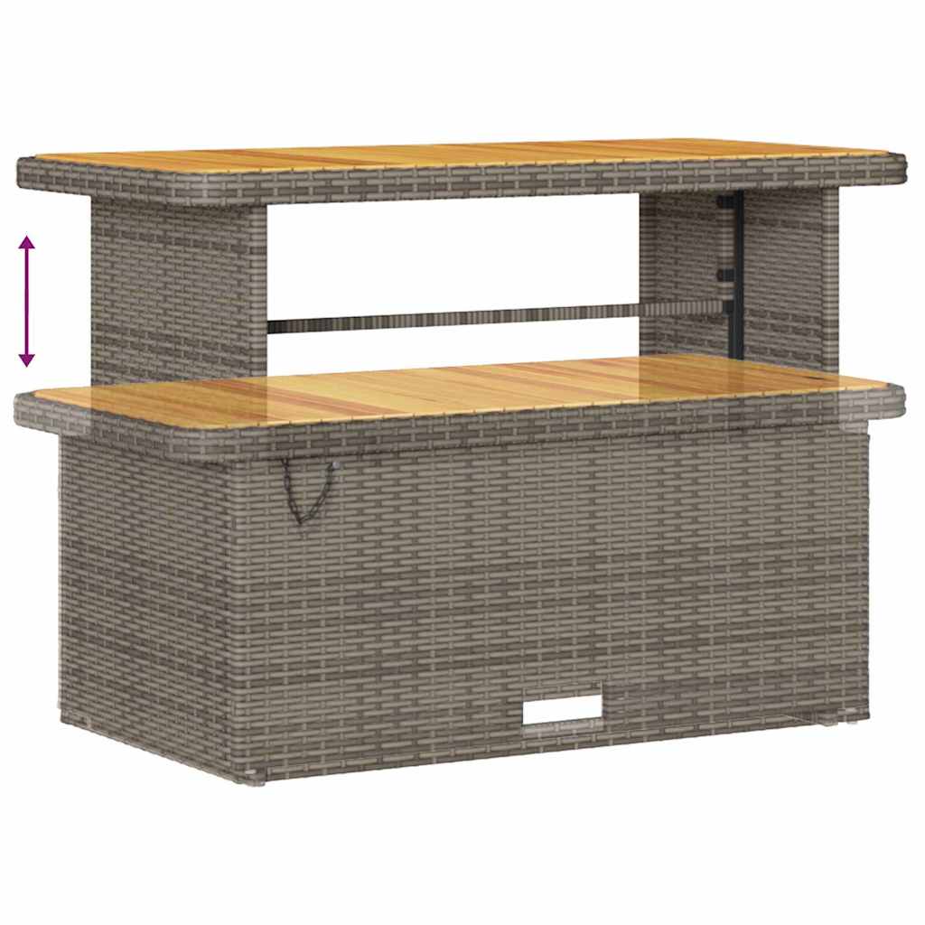 Conjunto de Sofá de Jardim 14 pcs Cinzeto 110 x 55 x 71 cm