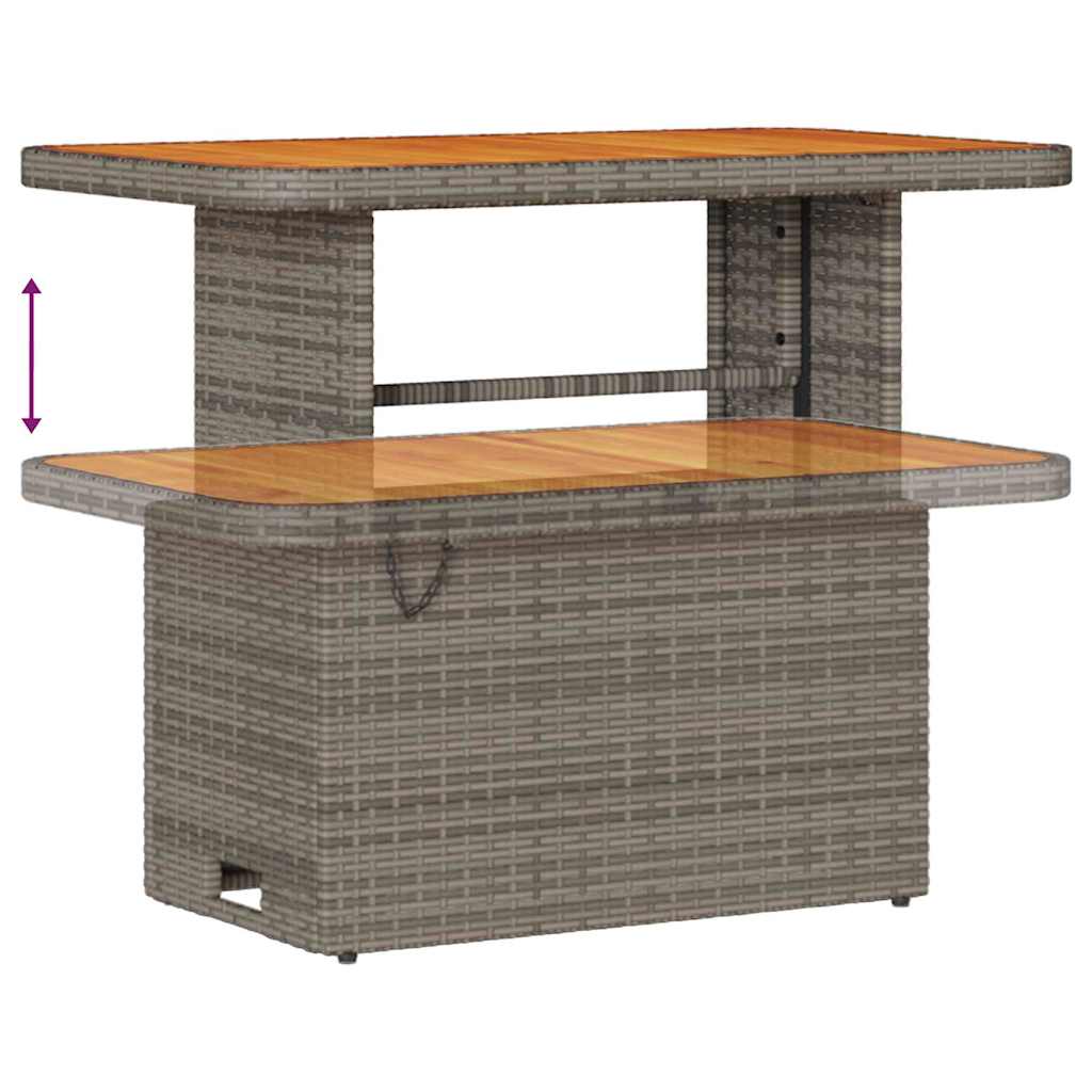 Conjunto de Sofá de Jardim 10 pcs Cinzeto 90 x 55 x 71 cm