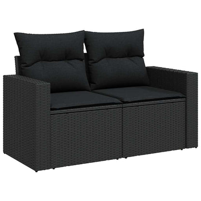 Conjunto de Sofá de Jardim 13 pcs Preto 80 x 80 x 71 cm