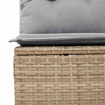 Conjunto de Sofá de Jardim 10 pcs Bege e Cinza Claro